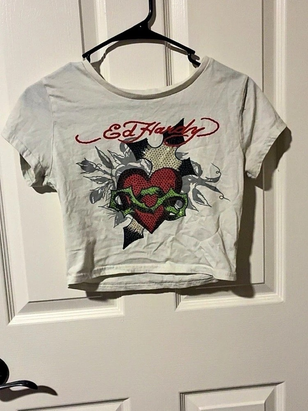 Ed hardy medium top with bling